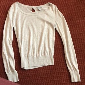H&M silver sweater